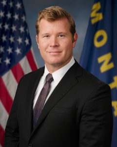 Senator-elect Sheehy, official portrait in Washington, DC on December 11, 2024. (Official U.S. Senate photo by Ryan Donnell)